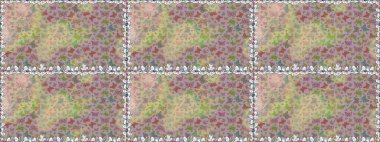 Güzel bir kumaş tasarımı. Tarafsız ve bej renkler üzerine bir resim. Raster Kelebekleri deseni. Soyut, kusursuz arkaplan.