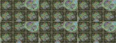 Küçük çiçekteki sevimli çiçek deseni. Kusursuz. Raster illüstrasyonu.