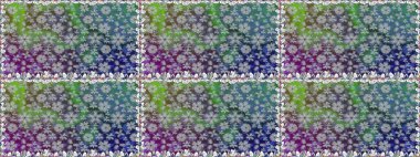 Çiçeksiz arka plan. Çiçek deseni. Şatafatlı bahar bahçesi dokusu. Raster illüstrasyonu.