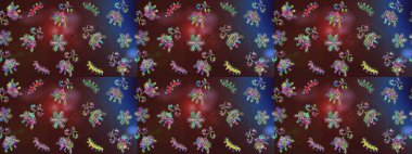 Raster illüstrasyonu. Raster Noel soyut renkli arka plan ve tatlı kar tanesi. Kar taneli Noel arkaplanı. Kış soyut arkaplanı.