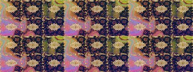 Geleneksel klasik Raster altın eskiz modeli. Kahverengi renklerde altın elementler. Barok tarzında eskiz doğulu süsü..