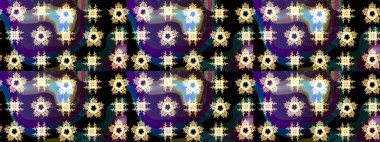 Kar taneleri tasarımı. Son moda kar taneleri ve elementler onun kartlarını gösteriyor. Modern soyut tasarım posteri, kapak, siyah, mavi ve mor renkli kart tasarımı. Retro biçim dokusu, kış elementleri.