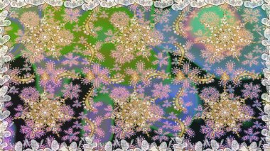 2019 Noel 'i, kar tanesi, yeni yıl. Tarafsız renklerde, altın elementlerle klasik, pürüzsüz desen.