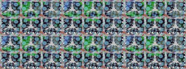 Mavi renkli çiçekler. Çiçeksiz desenli arka plan. Tişört baskısı için çiçek boyama rasteriName.