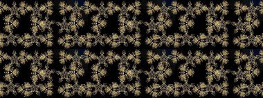 Siyah, kahverengi ve nötr kar tanelerinden izole edilmiş. Renkli kar taneleri Raster çizimi. Güzel kış süsleri..