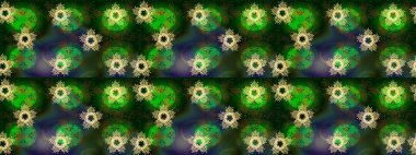 Renkli elementlerle Raster ilginç desen.