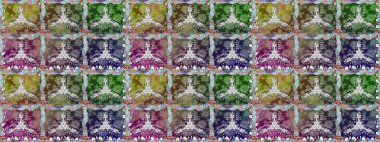 Raster illüstrasyonu. Renkli, pürüzsüz desen. Tarafsız renklerde şirin tekstil tarzında. Çiçek arkaplan. Çiçek duvar kağıdı.