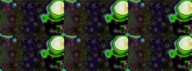 Renkli kar taneleri Raster çizimi. Raster grisi ve siyah kar tanesinden izole edilmiş. Güzel kış süsleri..