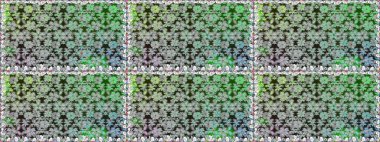 Renkli Yaz Temalı Kusursuz Arkaplan. Çiçekli kusursuz retro desen. Gri renkli çiçekler. Düz Çiçek Elementleri Tasarımı.