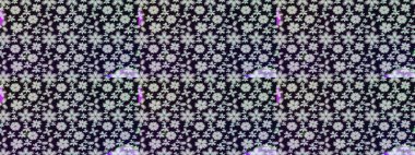 Tekstil, kumaş, kapaklar, duvar kağıtları, baskı, naylon, koleksiyon defteri, örgü, dekupaj için güzel bir eskiz. Küçük gri çiçeklerle oldukça eski bir besin torbası deseni.