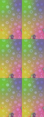 Arkaplan dokusu, duvar kağıdı, çiçek teması tarafsız ve yeşil renklerde. Soyut etnik raster çizim kalıbı. Kabile sanatı boho baskısı, klasik çiçek arkaplanı.