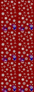 Simple cute pattern in small-scale flowers. Raster illustration. Floral sketch background for textile or book covers, manufacturing, wallpapers, print, gift wrap and scrapbooking.