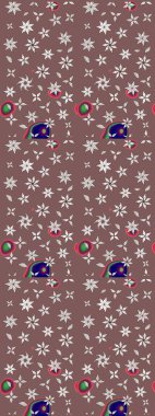 Taşralı şıklığı. Tekstil, duvar kâğıdı, kapaklar, yüzey, baskı, hediye paketi, hatıra defteri, dekupaj. Küçük yabani çiçeklerdeki halk modelini çiz. Liberty style millefleurs.