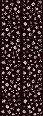 Küçük çiçekte güzel bir desen. Motley illüstrasyonu. Küçük renkli çiçekler. Moda baskıları için zarif bir şablon. Çiçekli yaz çiçekleri. Çizim.