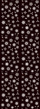 Küçük çiçekte güzel bir desen. Motley illüstrasyonu. Küçük renkli çiçekler. Moda baskıları için zarif bir şablon. Çiçekli yaz çiçekleri. Çizim.