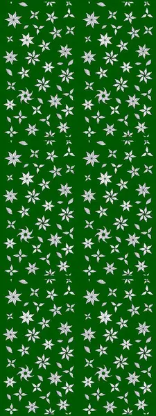 Raster deseni. Bahar çiçekli desen dallı, yeşil ve nötr renkler çiçekli siluet.