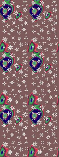 Küçük çiçekte güzel bir desen. Küçük renkli çiçekler. Çiçekli bahar çiçekleri. Motley illüstrasyonu. Moda baskıları için zarif bir şablon.