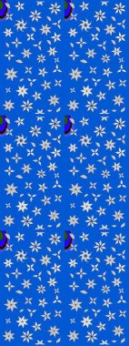 Sevimli küçük çiçek desenle. Raster resim. Çiçek desenli çiçek ve yaprakları ile.