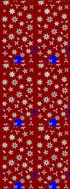 Kızılderili desenli desenli desenli şal deseni. Etnik Mandala süsü. Raster Henna dövme stili. Tekstil, tebrik kartı, boyama kitabı, telefon kılıfı baskısı için kullanılabilir.