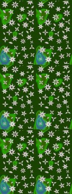 Elle çizilmiş sonbahar çiçeği deseni. Yeşil ve nötr renklerde çiçekler. Doodle tarzı. Tekstil ve kapak tasarımı için mükemmel. Renkli yeşil ve nötr çizim deseni.