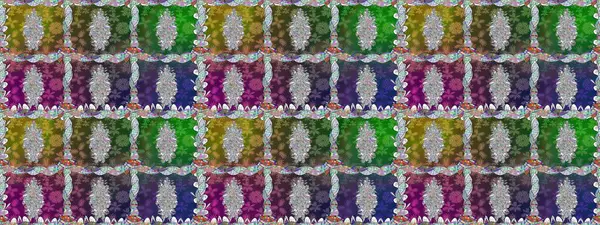 Raster Henna tarzı. Tebrik kartı geçmişi, boyama kitabı, arkaplan ve tekstil için kullanılabilir. Kusursuz süs izi. Sınır Kızılderili çiçekli paisley patten. Etnik Mandala havlusu.