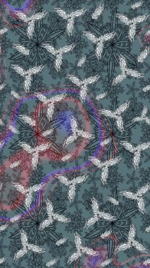 Büyük bir çiçek boyası seti. Raster şirin suluboya çiçek desenleri çiziyor. Kartlar, davetiyeler, tarih kartları ve daha fazlası için kullanılabilir.