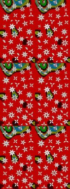 Renkli Bahar Teması eskiz kalıbı. Düz Çiçek Elementleri Tasarımı. Süslü kumaş deseni. Raster illüstrasyonunda çiçek deseni çizimi.