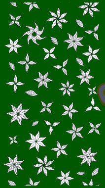 Güzel kumaş deseni. Raster suluboya çiçek deseni, narin çiçekler, yeşil ve nötr çiçekler, tebrik kartı şablonu.