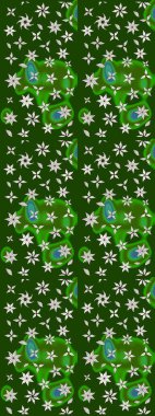 Şekil verilmiş çiçeklerle eskiz deseni. Çiçek deseni duvar kağıdı, desen dolguları ve web sayfası arka planı için kullanılabilir. Süslü zentangle çizim dokusu, soyut çiçeklerle süslenmiş..