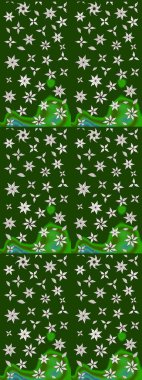 Modern yeşillik ve nötr raster arka plan duvar kağıdı çizimleri, klasik çizgili desenli desenli çiçekler, çiçekli süsler. Çiçekli el çizimi çizimi deseni.