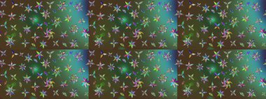 Eskiz modeli etnik tasarım. Çiçekleri, deniz kabukları, mandalaları ve suluboya efektleriyle donanma geçmişi. Yatak çarşafları, ceket, paket tasarımı, kumaş ve moda kavramları için tekstil baskısı.