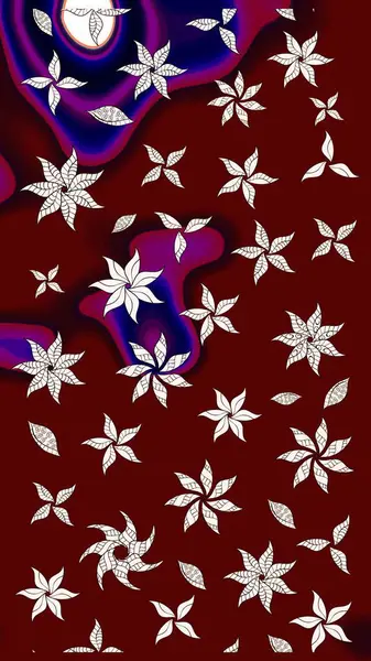 Güzel suluboya yaz çiçekleri deseni..