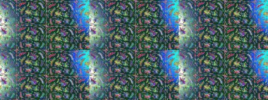 Küçük bir çiçekte eskiz deseni. Hoş bir çiçek geçmişi var. Raster illüstrasyonu. Güzel kumaş deseni.