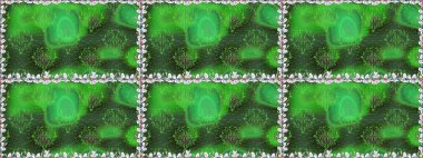 Renkli Yaz Temalı Kusursuz Arkaplan. Düz Çiçek Elementleri Tasarımı. Güzel kumaş deseni. Raster illüstrasyonunda trendsiz çiçek deseni.