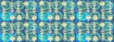 Raster illüstrasyonu. Kar taneleri ve raster arkaplanlı Noel karalaması deseni.