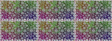 Gri renkli çiçekler. Renkli Bahar Temalı, pürüzsüz bir arka plan. Çiçekli, suluboya desenli kusursuz çiçek deseni. Düz Çiçek Elementleri Tasarım Raster illüstrasyonu.