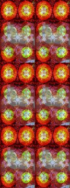 Kar taneleri tasarımı. Retro stil dokusu, şablon kış elementleri. Modern tasarım posteri, kapak, kırmızı, kahverengi ve turuncu renkli kart tasarımı. Moda olmuş kar taneleri ve elementler Memphis kartları.