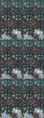 Modaya uygun kumaş deseni. Renkli Yaz Temalı eskiz kalıbı. Düz Çiçek Elementleri Tasarımı. Sevimli çiçek raster deseni.