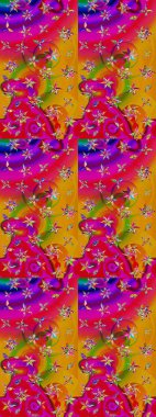 Raster Güzel kumaş deseni. Çiçek arkaplan ile soyut zarafet çizim deseni.