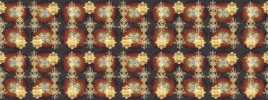 Raster illüstrasyonu. Kar taneleri ve raster arkaplanlı Noel karalaması deseni.