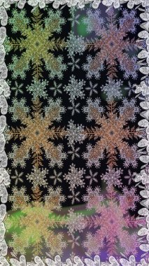 Raster illüstrasyonu. Gri renklerde ve altın elementlerle klasik, pürüzsüz desen.