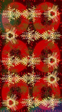 Renkli arka planda güzel kar taneleri. Raster illüstrasyonu. Kar tanesi ikonu, izole edilmiş. Düz tasarım.