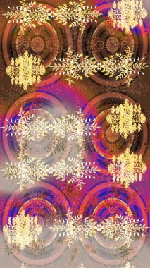 Güzel soyut kar tanesi raster tasarımı. Yeni yıl kar tanesi. Düz kar karalama ikonları, kar taneleri kahverengi, bej ve nötr renklerde siluetler Noel afişi için, kartlar.