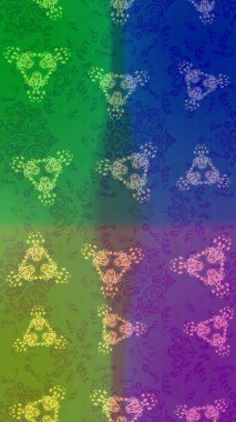 El çizimi, dövme stili karalama, kumaş tasarımı ve Raster illüstrasyonunda kartlar. Sanat terapisi tarzı zen çizim için altın mandala şeklindeki kar tanelerini birleştirin.