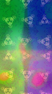 Renkli kar taneleri Raster çizimi. Altın kar tanesinden izole edilmiş. Güzel kış süsleri..