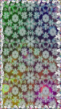 Küçük çiçekteki sevimli çiçek deseni. Gri renkli çiçekler.