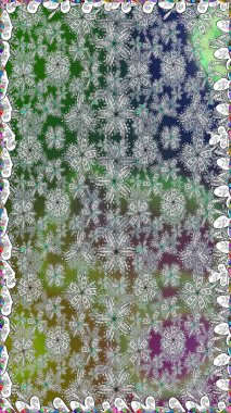 Raster Yumuşak kumaş deseni. Raster çiçek izi. Çiçeksiz desen. Klasik taslak çizimi.