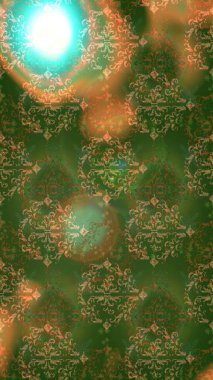 Çiçekli el, pürüzsüz desen çizmiş. Modern yeşillik, kahverengi ve nötr raster arka plan duvar kağıdı çizimi, klasik çizgi çizgisi, desenli desenli çiçekler, çiçekli süsler..