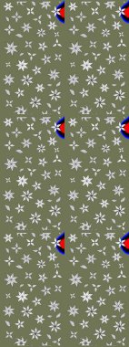 Süslü zentangle çizim dokusu, soyut çiçeklerle süslenmiş. Çiçek deseni duvar kağıdı, desen dolguları ve web sayfası arka planı için kullanılabilir. Şekillendirilmiş çiçekli çizim deseni.