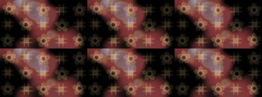 Renkli kar taneleri Raster çizimi. Güzel bir kış süsü. Raster kahverengi, siyah ve bej kar tanesinden izole edilmiş..